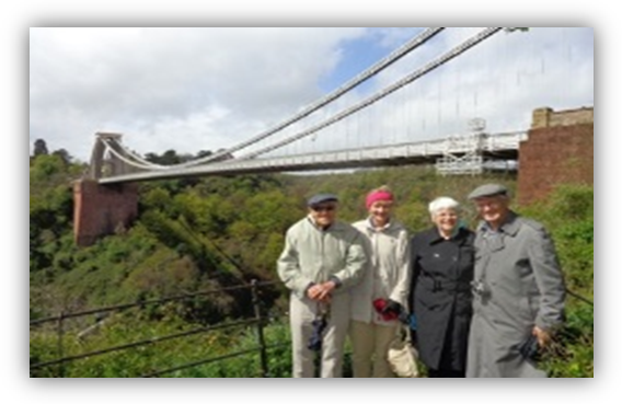 At the Brunel Suspension Bridge